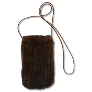 Cell Phone Mink Purse