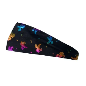 Fashion Show Pony Shimmer Headband - 4" and 3" Tapered