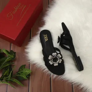 Flower Flats (Black)