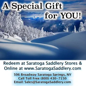 ONLINE Holiday Saratoga Saddlery Gift Card