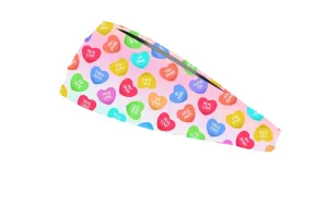 RAVEbandz The Pro - Wide Stretch Headband (Candy Hearts)