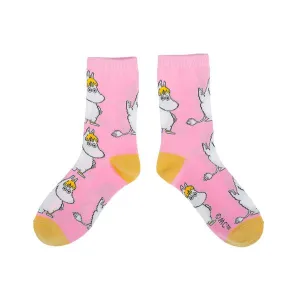 Snorkmaiden Ladies Socks - Pink/Yellow