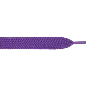 Thick Flat 3/4" - Purple (12 Pair Pack) Shoelaces