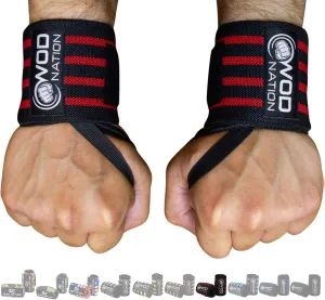 Wrist Wraps Weightlifting for Men & Women - Weight Lifting Wrist Wrap Set of 2 Forcrossfit and Cross Training (12" or 18")   Includes Carrying Bag